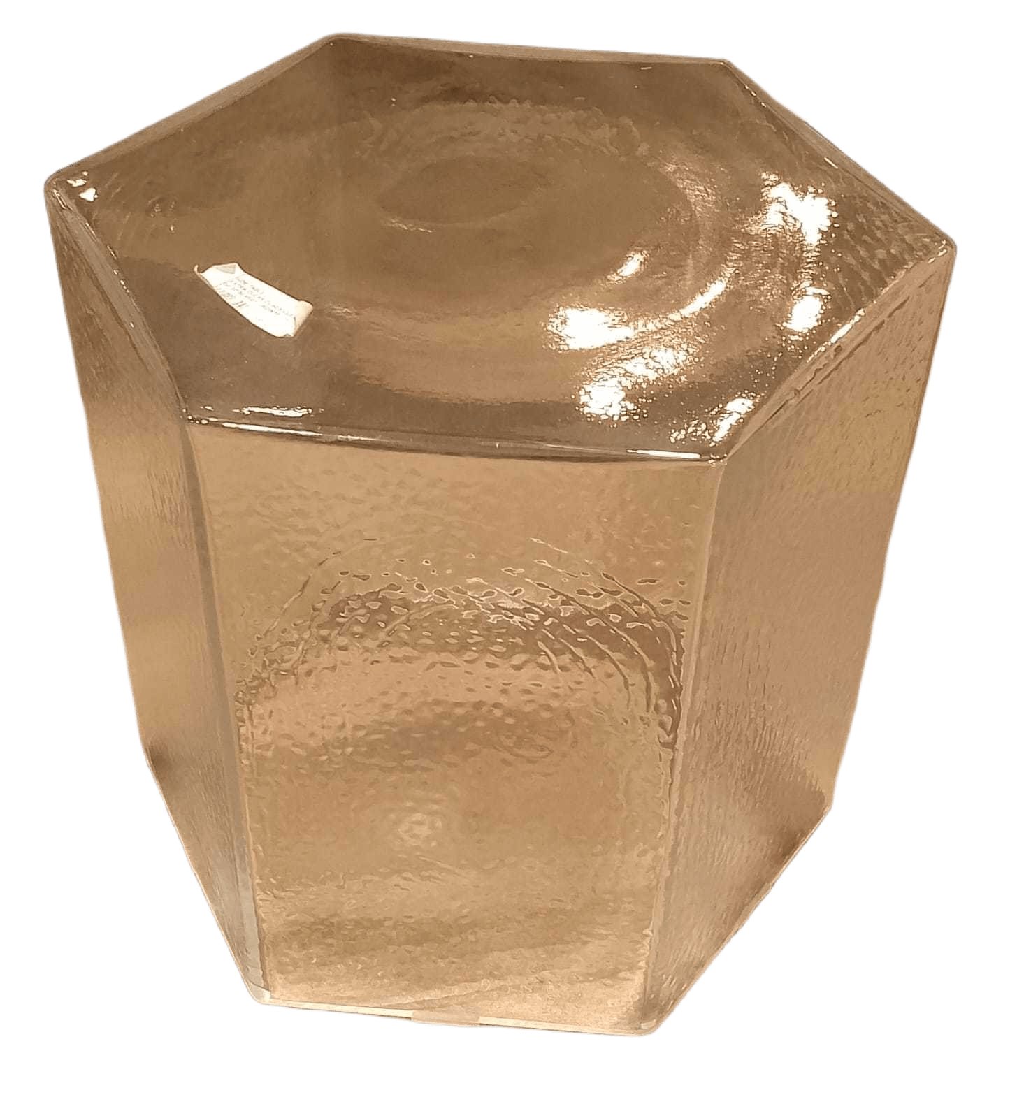 Side Table Extra Clear Glass Clear 34*30*30