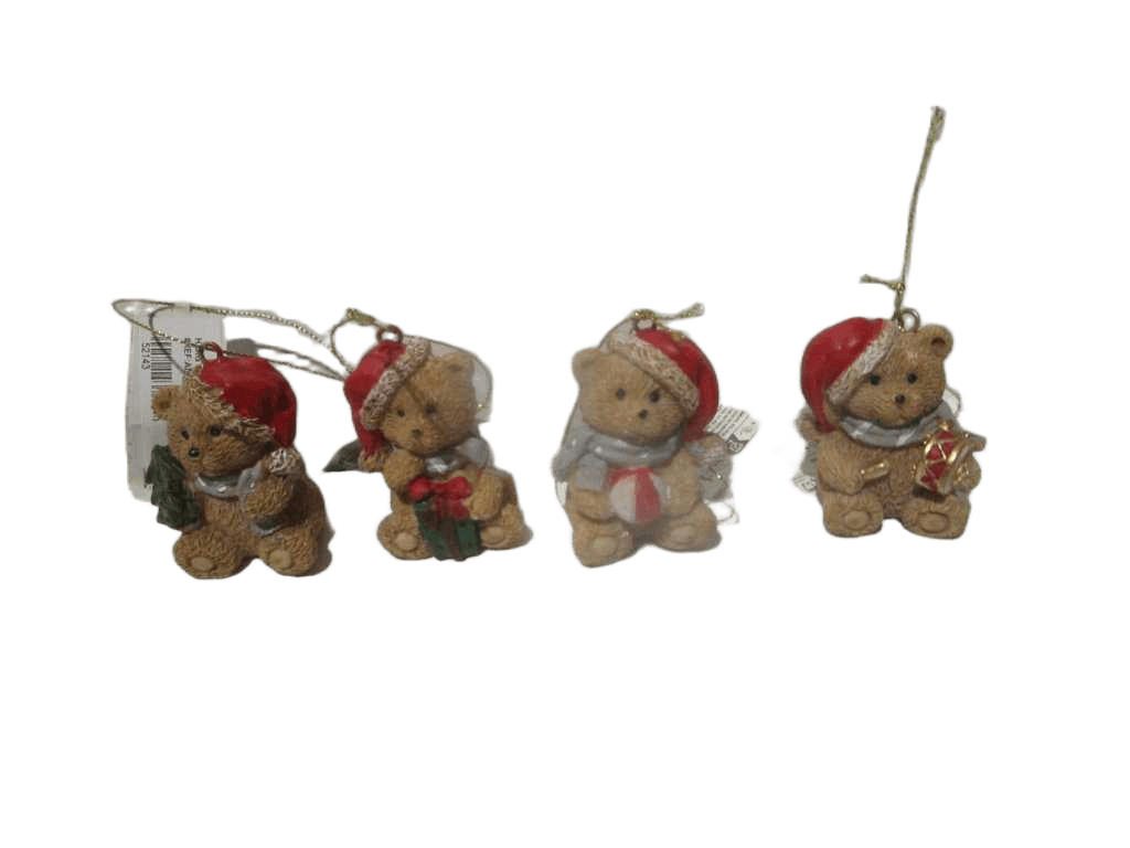 Hang Deco Bear 4x5cm 4ass