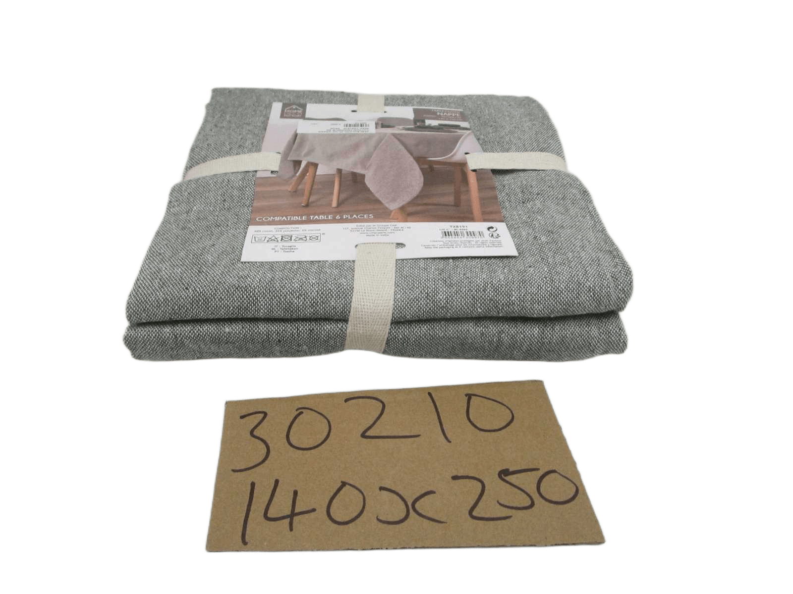 Tablecloth Olive Green Cotton 140x250cm M8