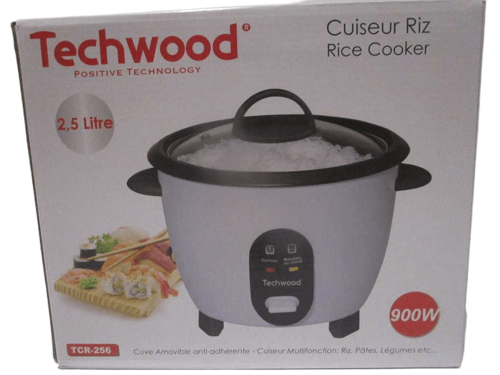 Rice Cooker 2.5l Removable Bowl Glass Lid Insulating Handles Cooking And Keep Warm Indicators Supplied With Spatula And Measuring Bowl Power: 850w