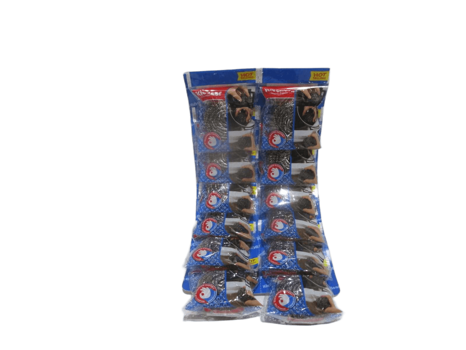 Stainless Steel Scourer 12pcs Stainless Steel12pcs*15g 1pc/Opp12pcs/Paper Card Packing Pp Bag The Same As Photo 1cl=