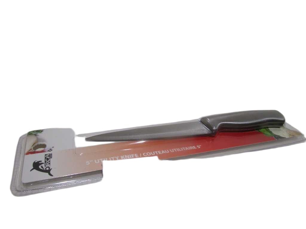 Utility Knife 5'' Ss+pp Full Body Size:23.5cm Thickness:1.5mm