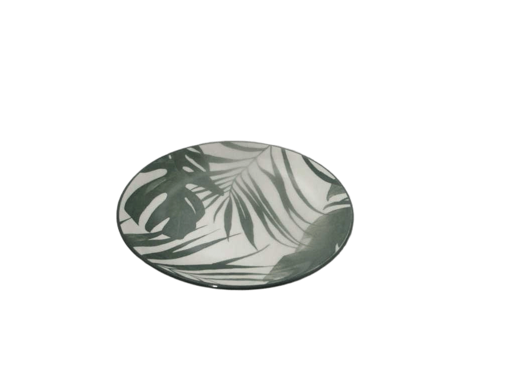 Desert Plate Palme Green D19