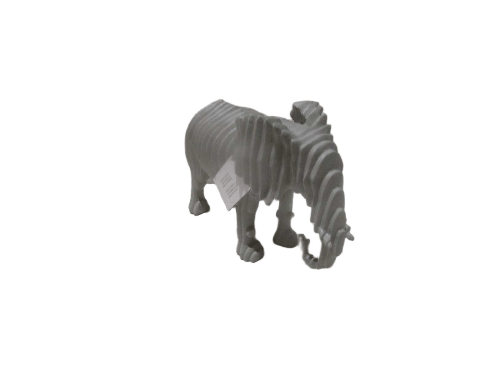 Elephant Resin Grey Full Resin 25.8x9.7x18