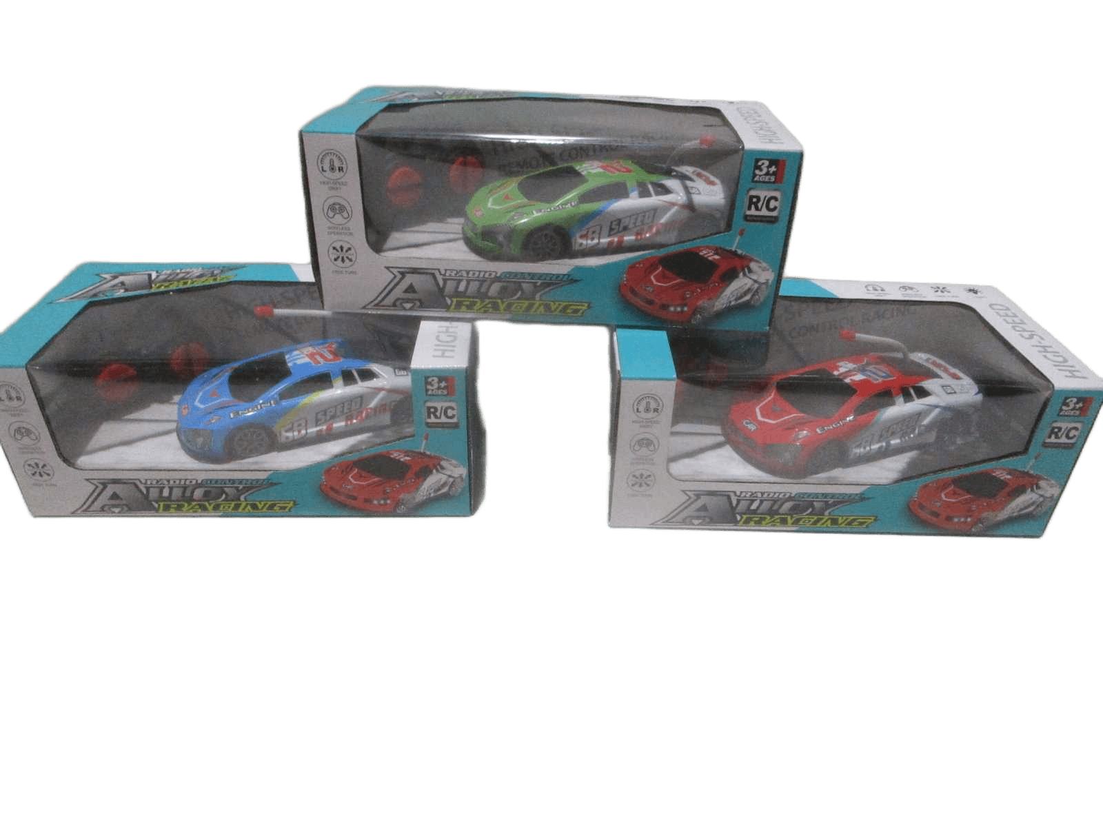 Remote Control Car Battery Lighting Alloy 3 Colors Ass Packing: Color Box 3 Colors Ass 7.7x17.5x5.3