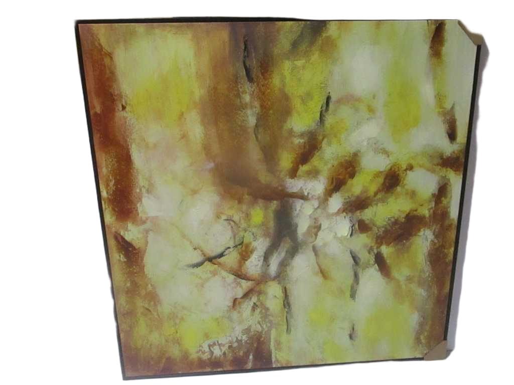 Painting, Ps Frame Back: Wood Bar+non-Woven 120*120