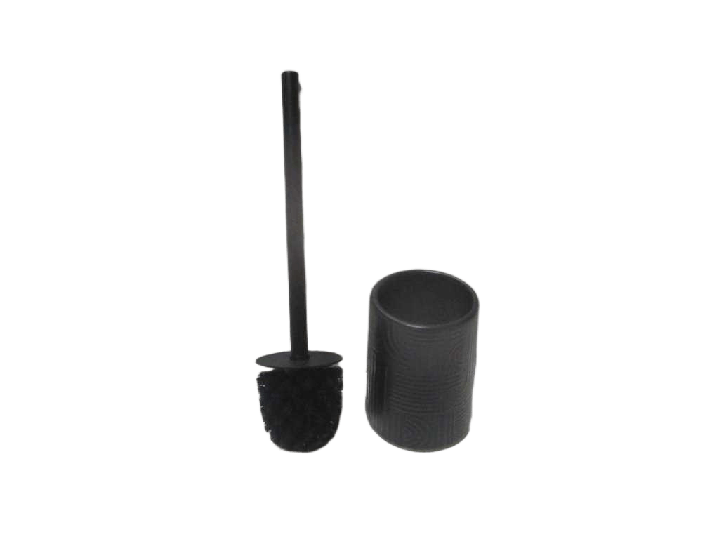 Brush Toilet Wc Gres Rounde Ethnic Vibes - Black