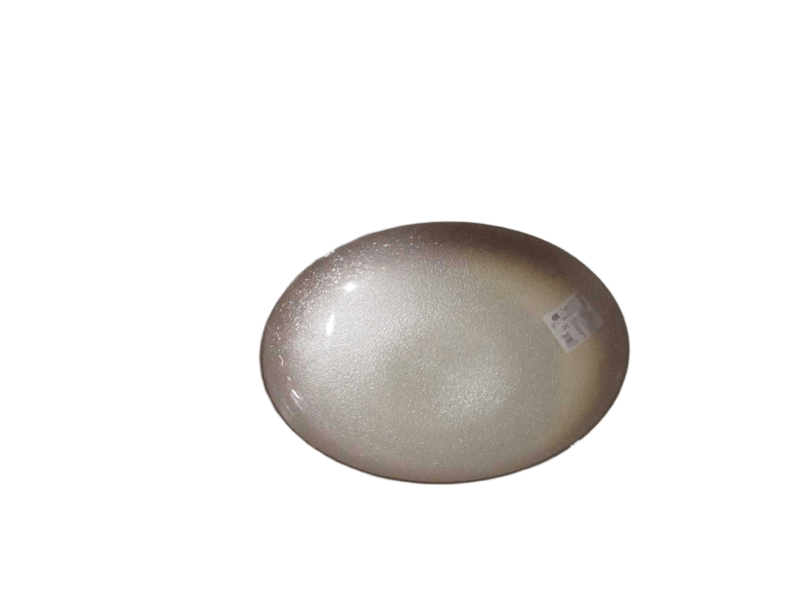 Bowl Glass Dia 30cm Ivory Clr