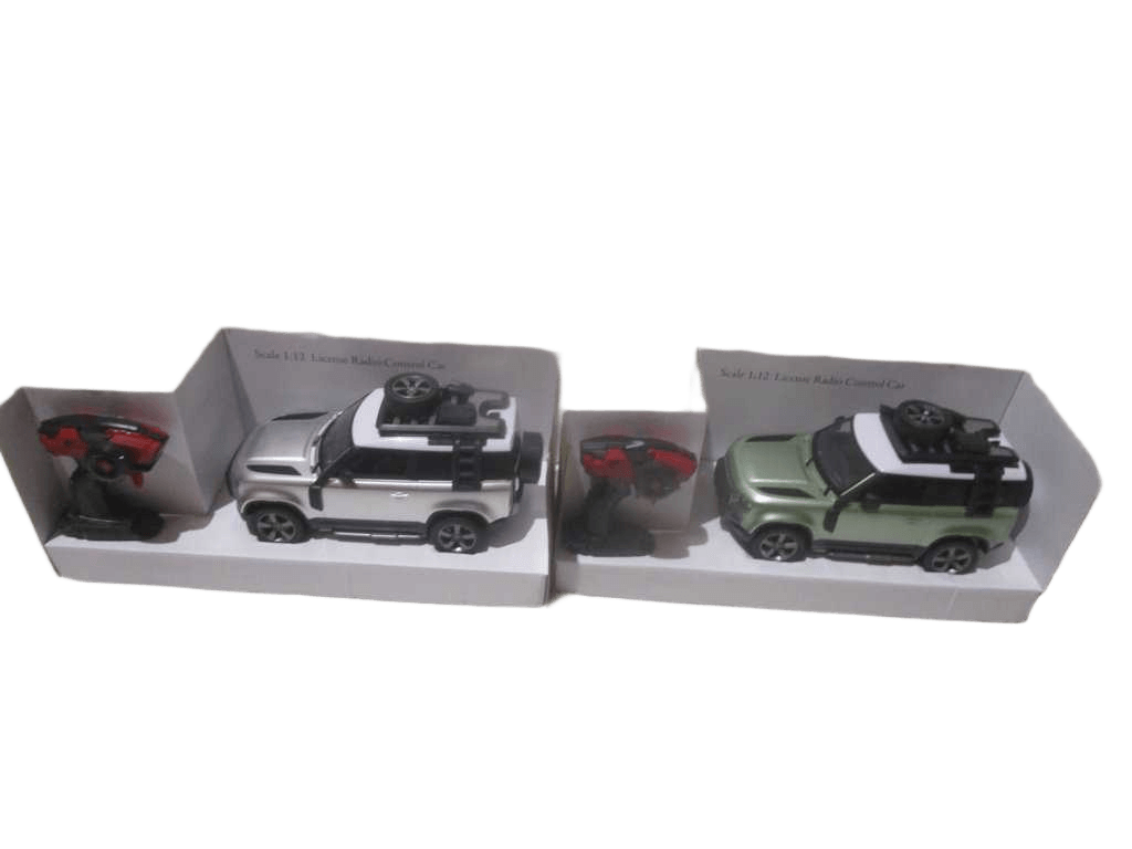 Car Radio Control Land Rover Defender 90 2.4g, 7.4v Rechargable Battery,usb Color Display Box Light Green Grey 38.4x17.5x19.4