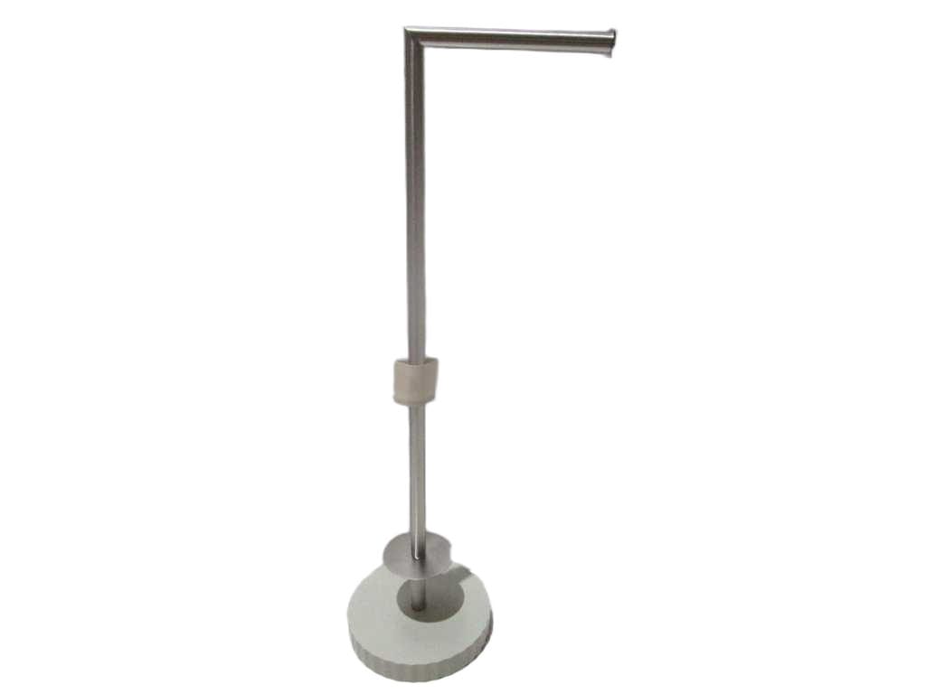 Towel Holder, Polyresin+inox 1400g Light Grey Dia 19*64