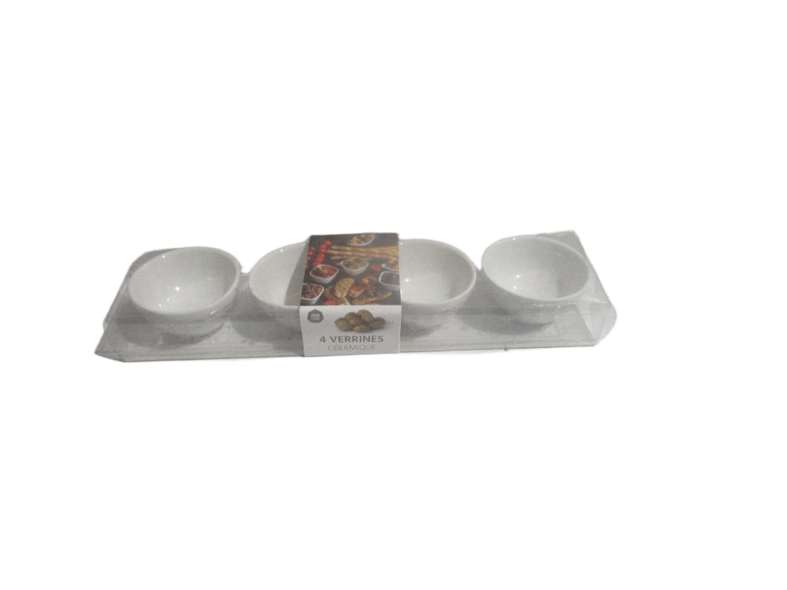 Glasses Ceramics - Set Of 4 Ceramic Diam 6.5cm