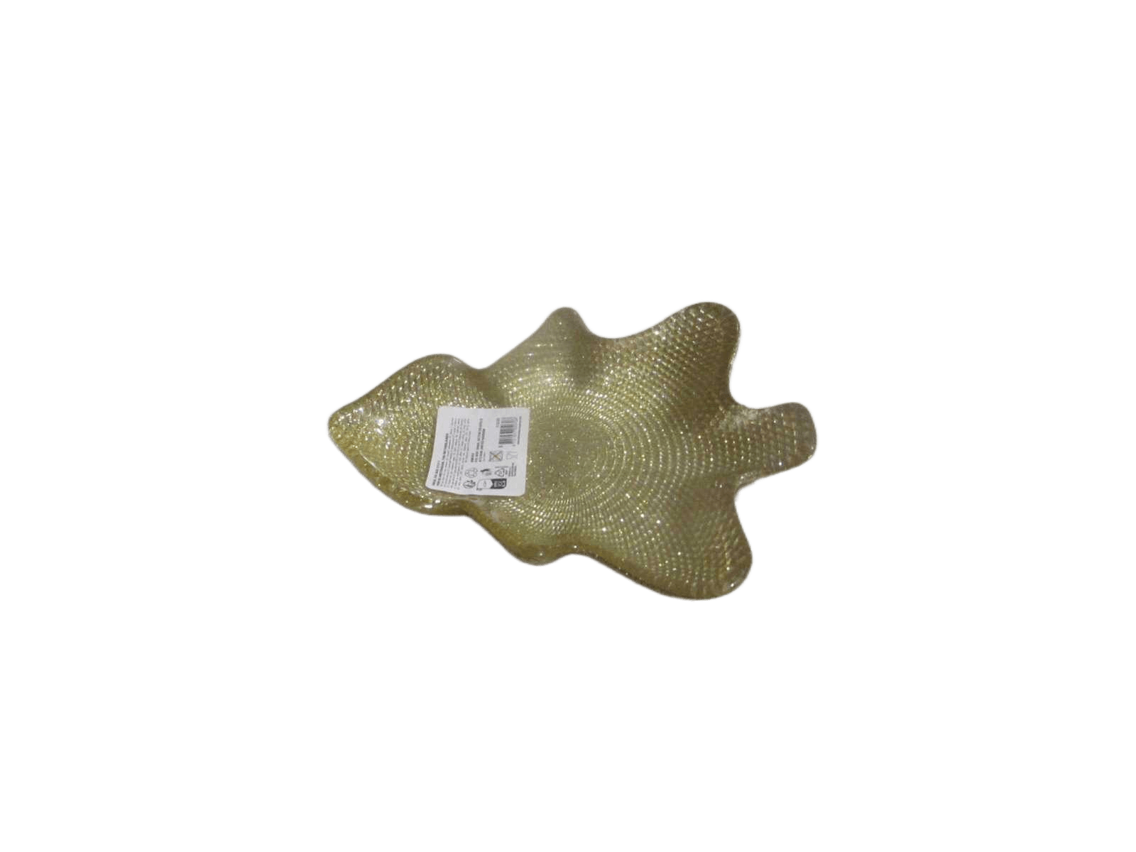 Plate Glass Dia 21cm Tree Xmas