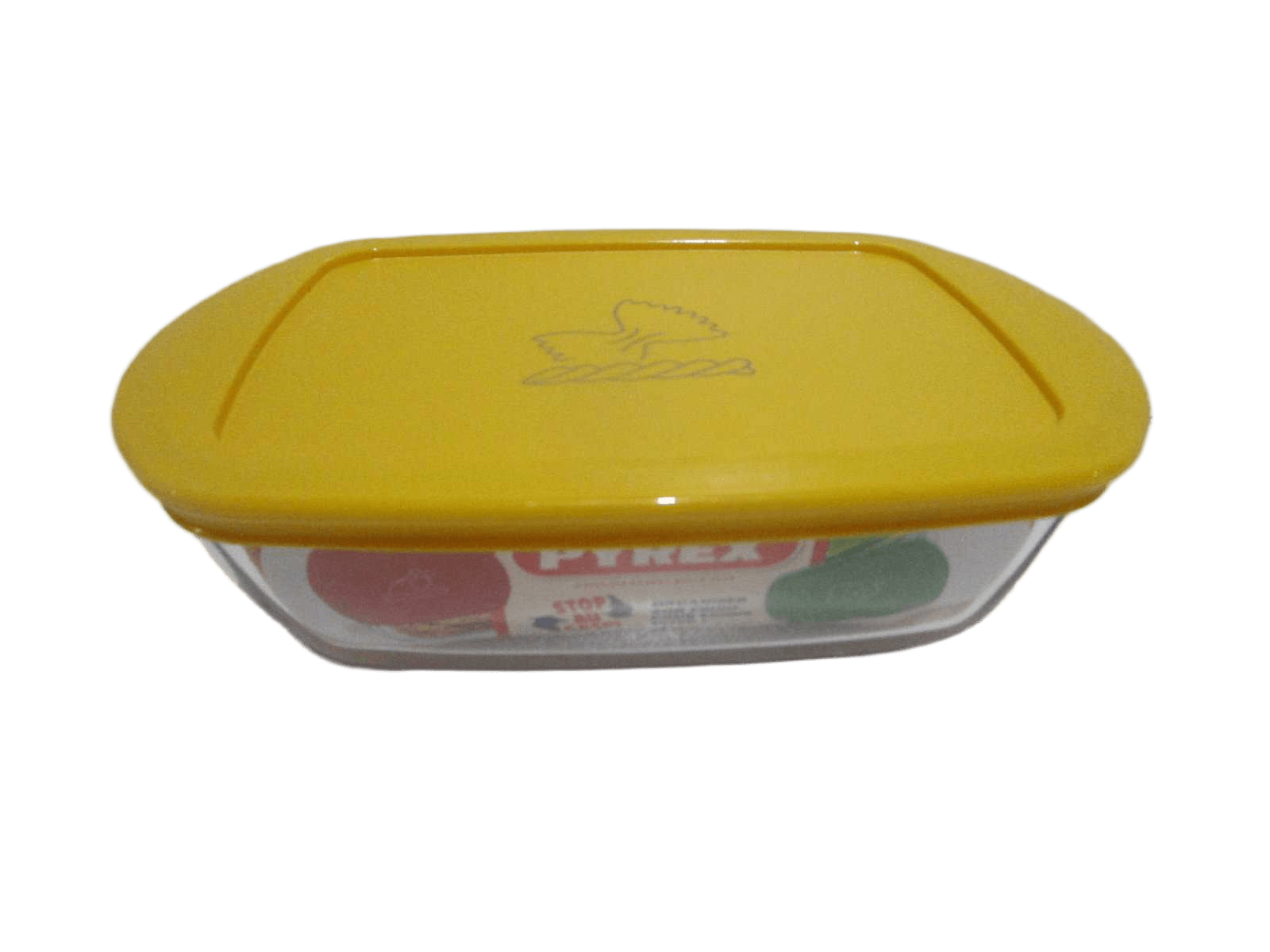 Storage Dish Rectangular With Lid Mustard Yellow 23x15x7cm