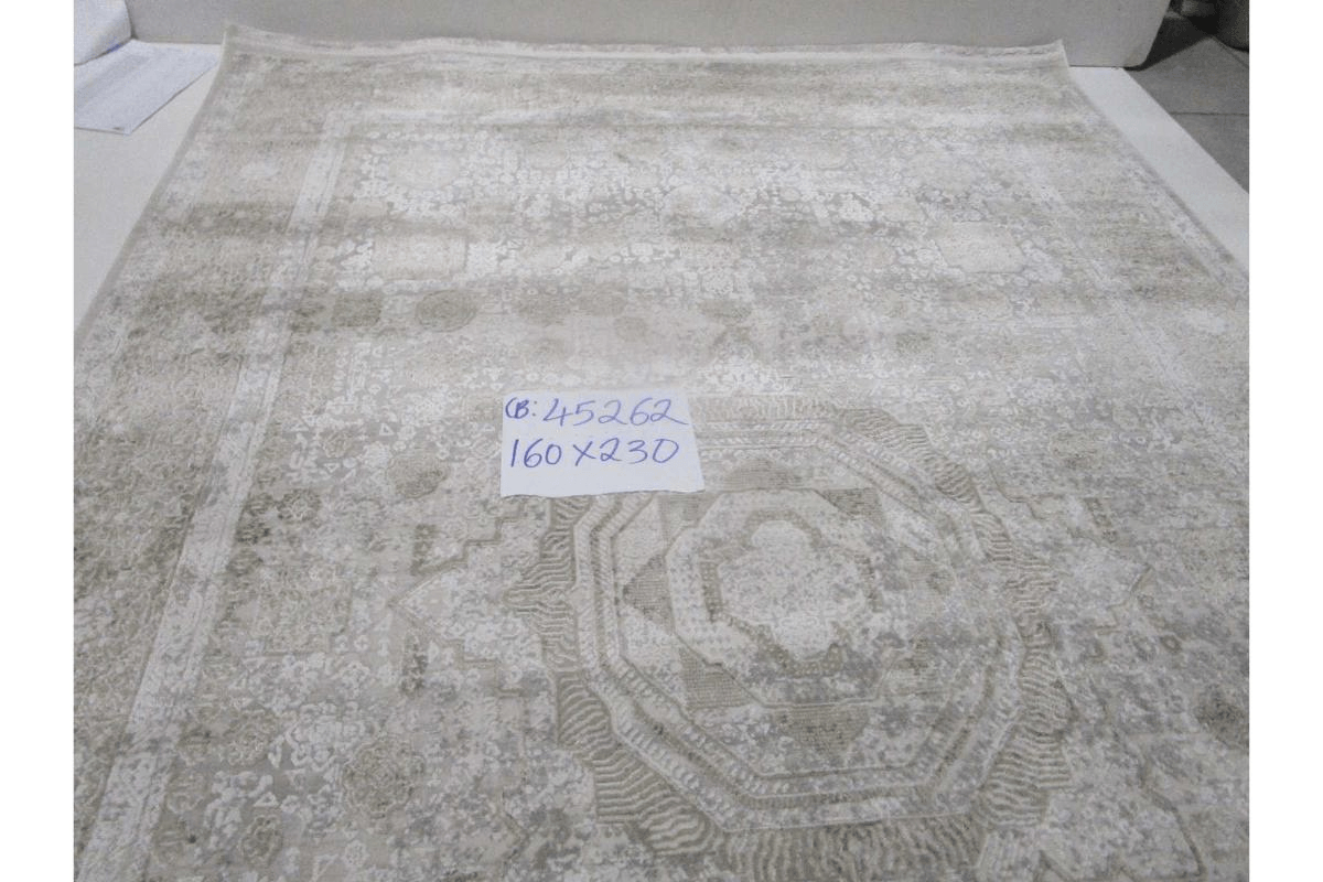 Carpet Beige Fabia -1.600.00 Points 7mm Pile Height Acrylyc Polyester 3000 G/Sqm 160x230 Cm