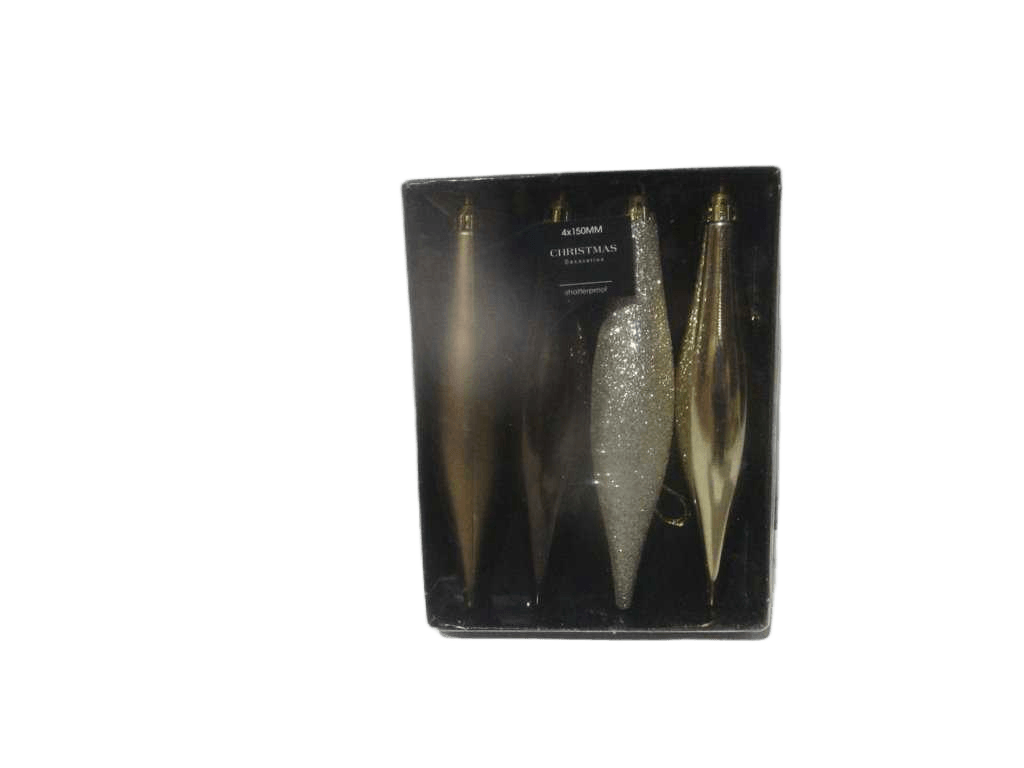 Icicle Hang Deco Set 4pcs