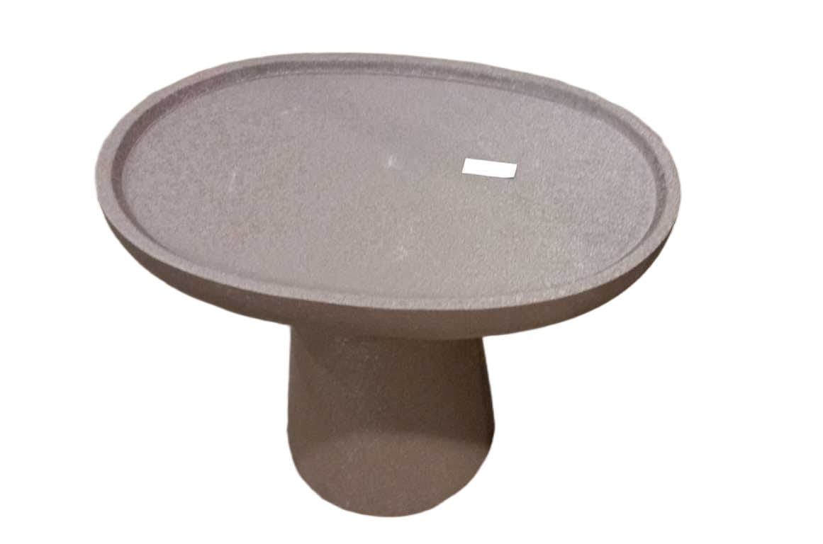 Table Medium Oval 100% Iron Matt Brown