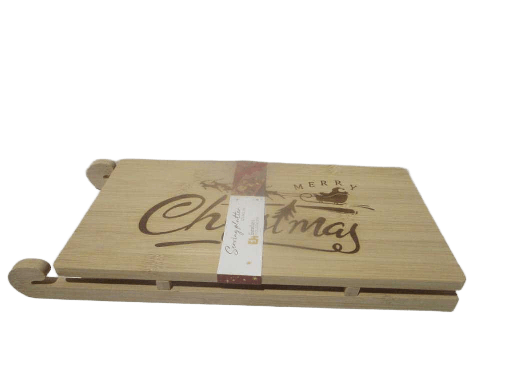 Serving Plate Bamboo Sled Desi