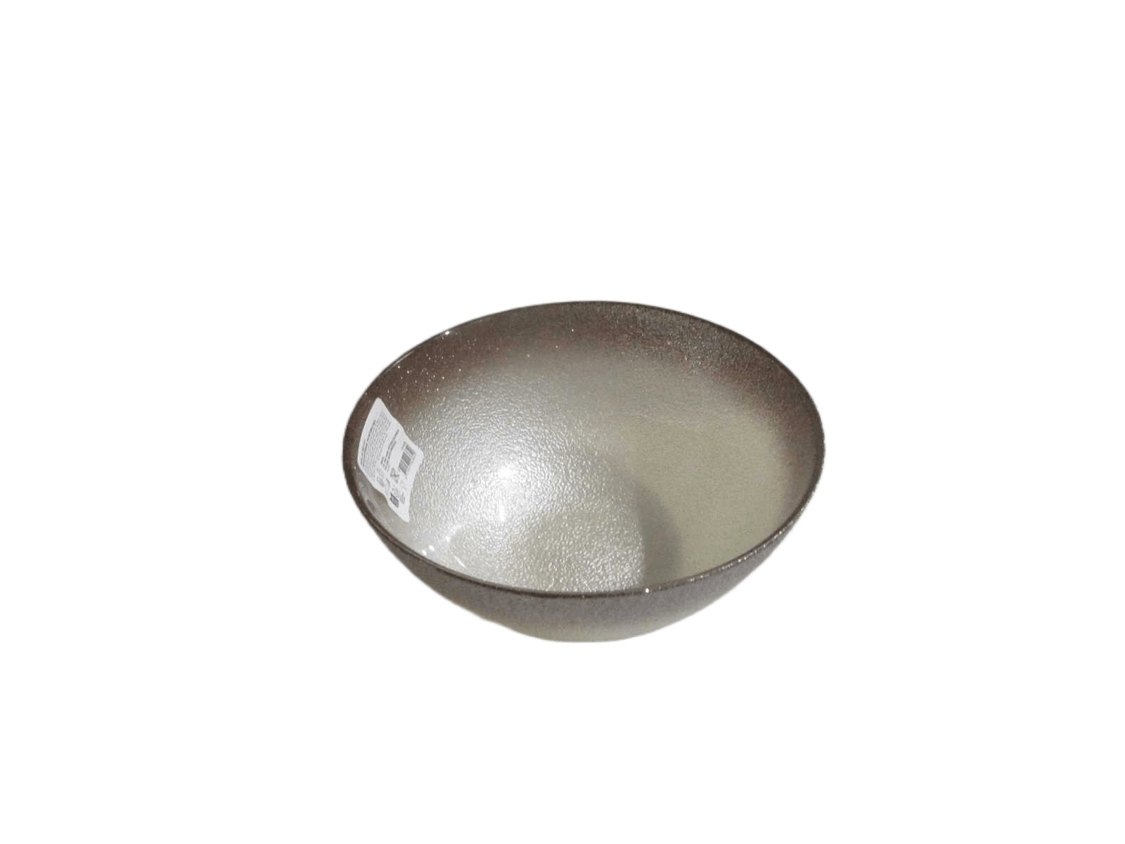 Bowl Glass Dia 21cm Ivory Clr