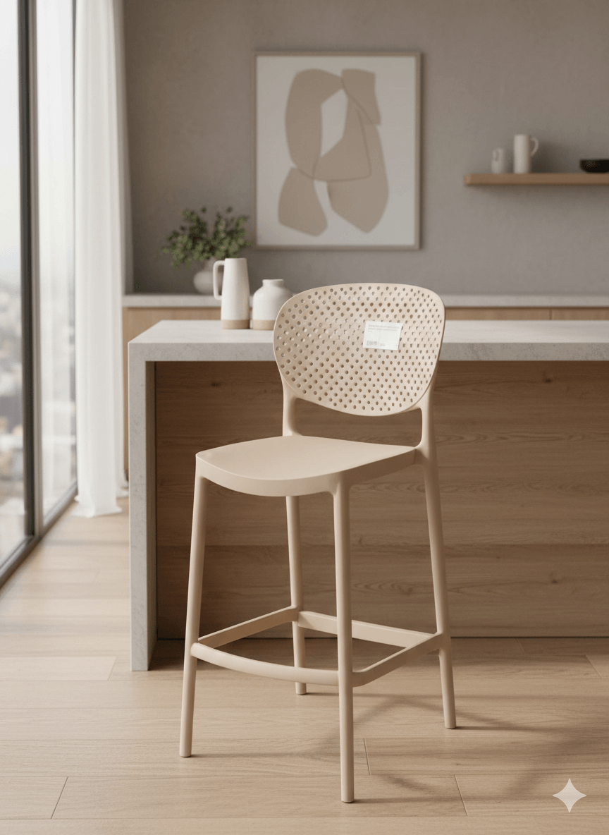 Bar Chair Pp Anti-Uv C3526 Beige 37x52x103