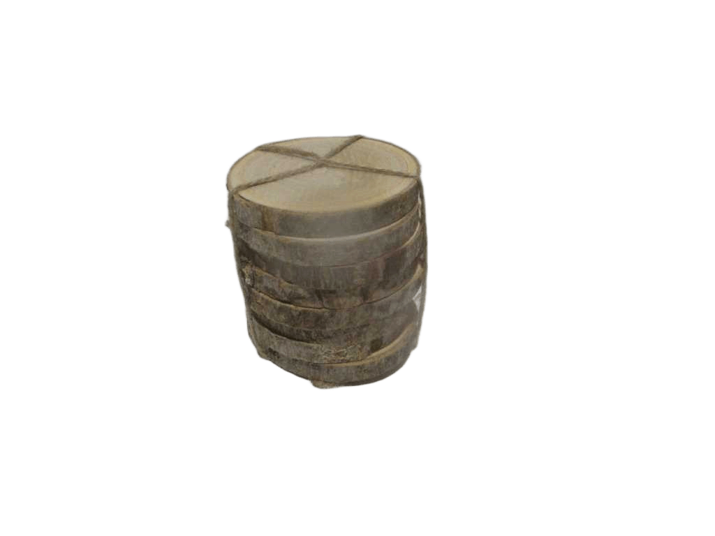 Coasters Wood 8cm 8pcs