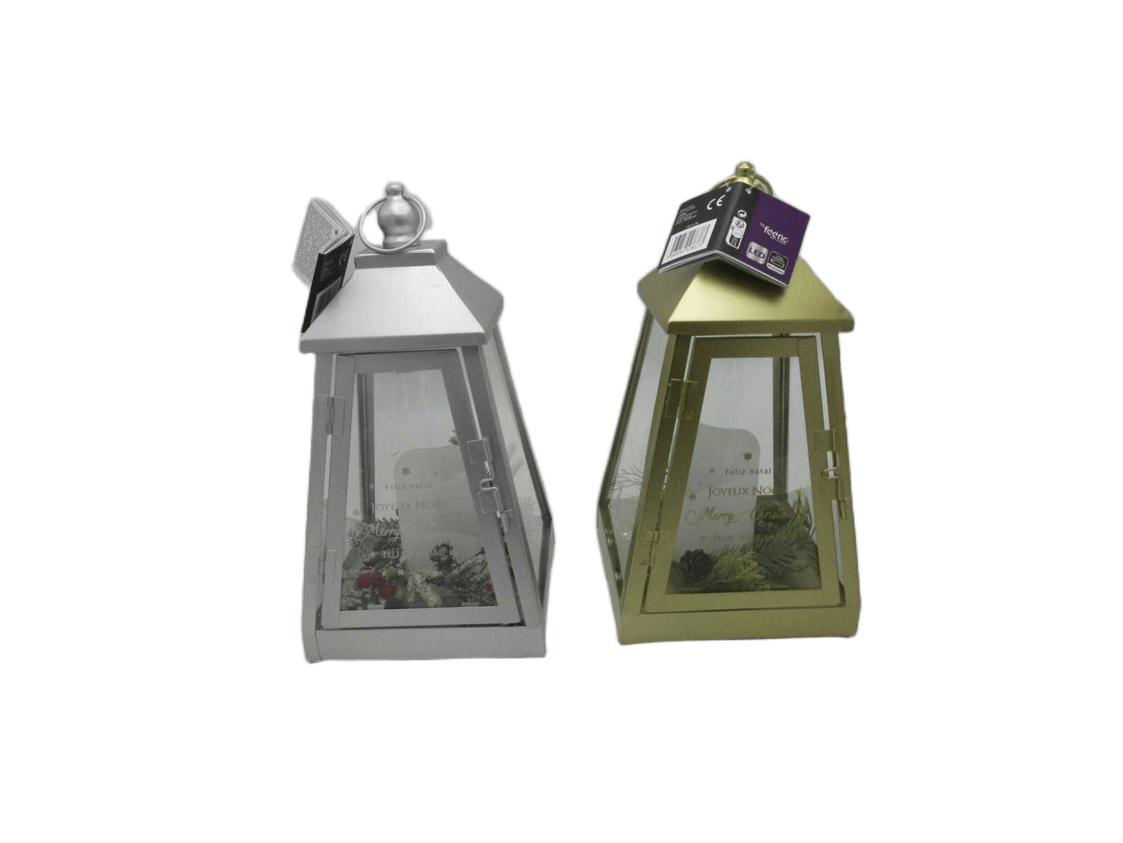 Lantern W/ Led Candle 32x17