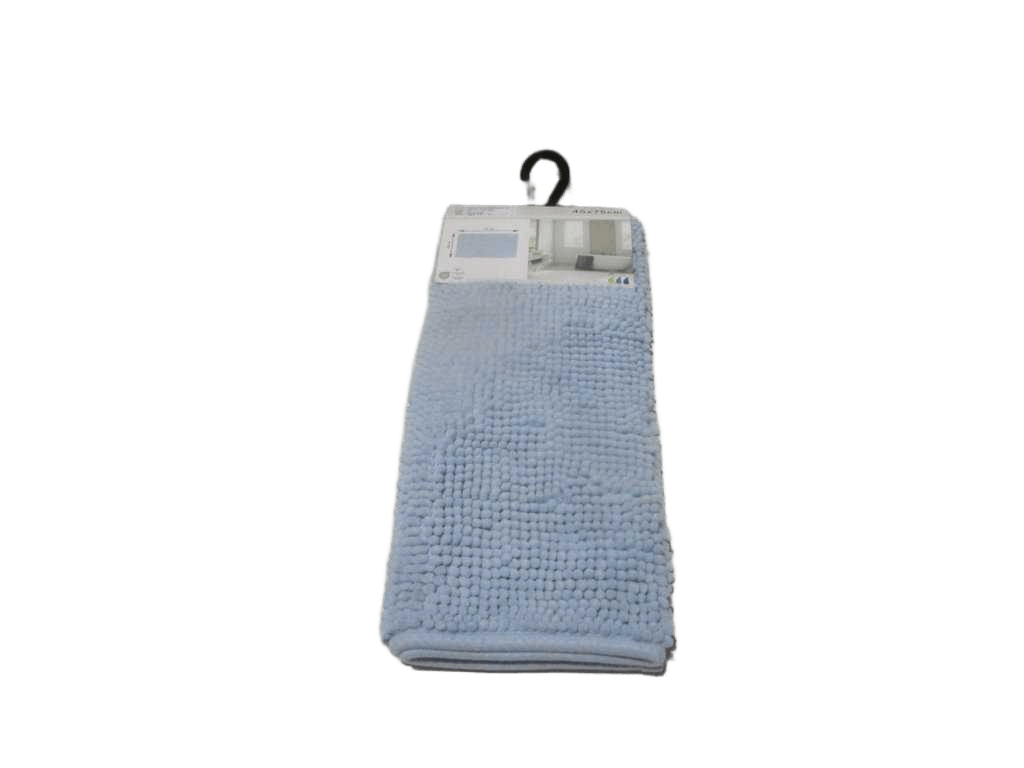 Carpet Microfibre Boules Uni 45x75cm - Blue Clair