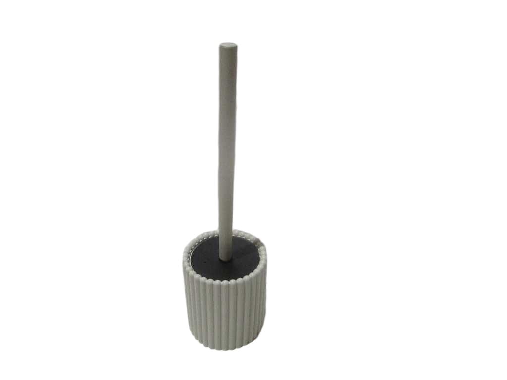 Toilet Brush, Polyresin 820g Light Grey 11.5*11.5*39