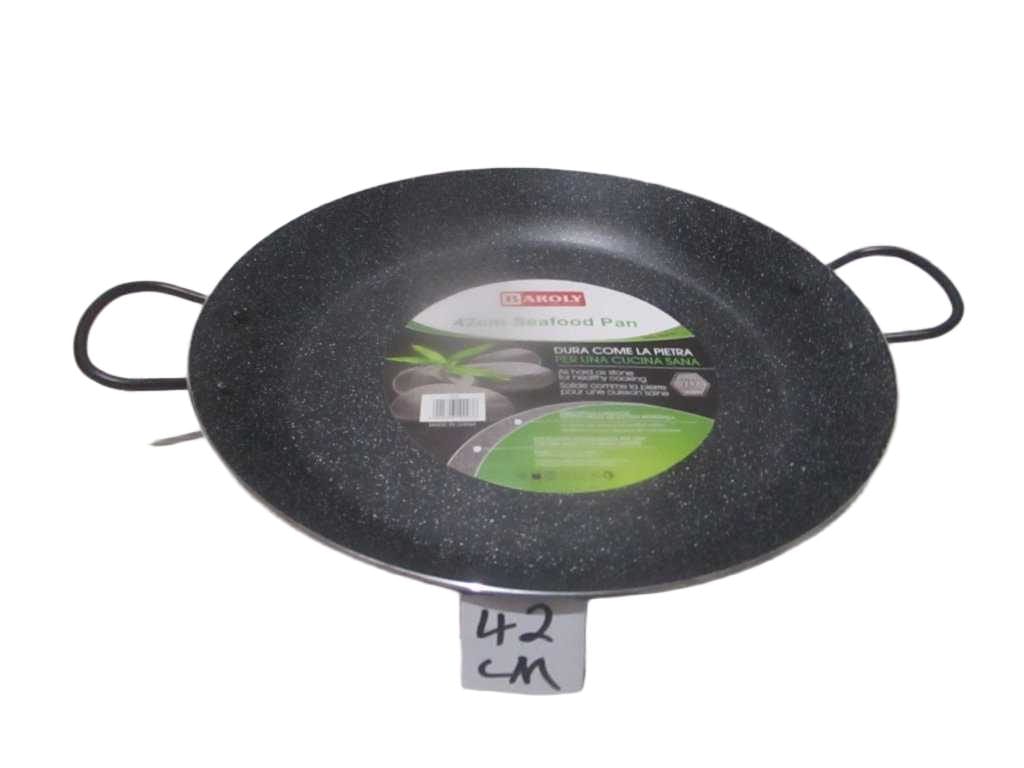 Pan Seafood , Alu 3.5mm, Nonstick And Scratch Resistant Coating, Induction 42cmx5