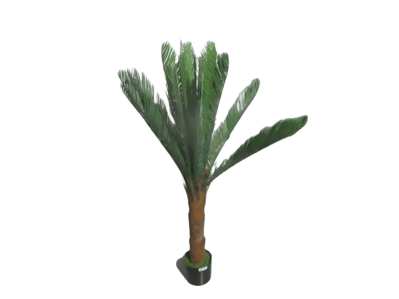 Artificial Sago Cycas 1.3m With Flower Pot 26 Branches Green 130cm