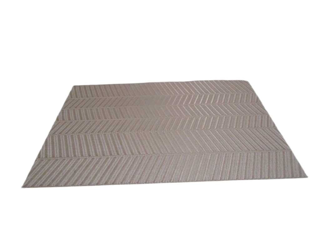 Placemat 70%pvc+30%polyester 80g Silver Taupe 30x45