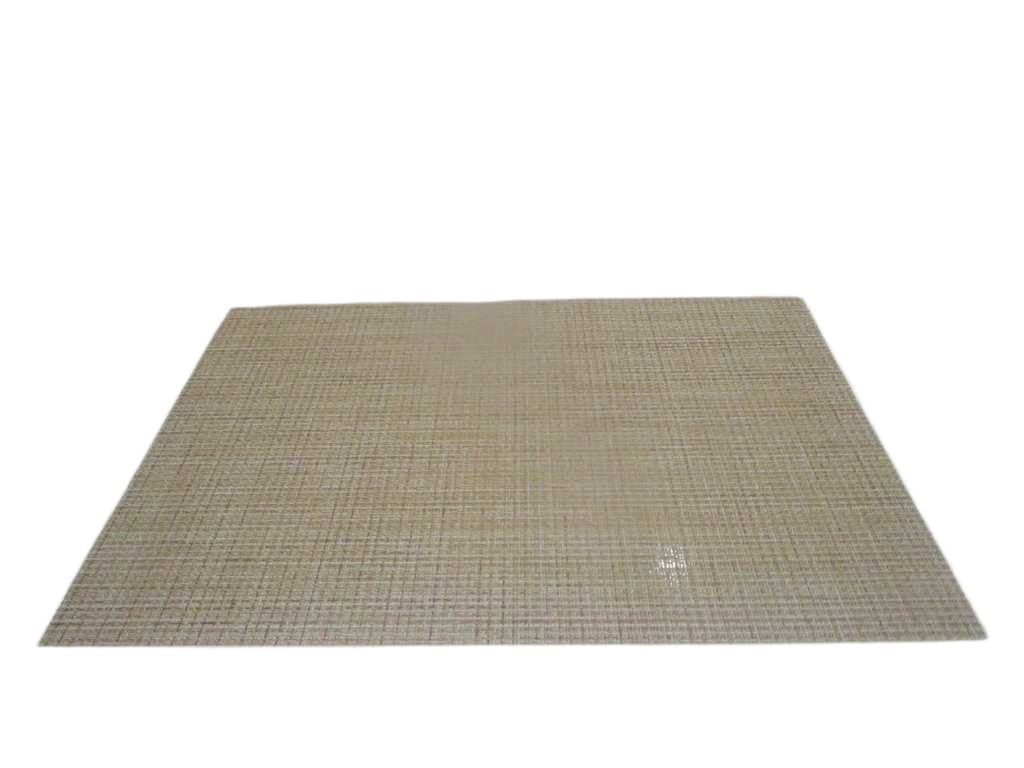 Placemat Pvc 80g 12pc Opp Bag, 72pc In 1 Box Beige 30x45