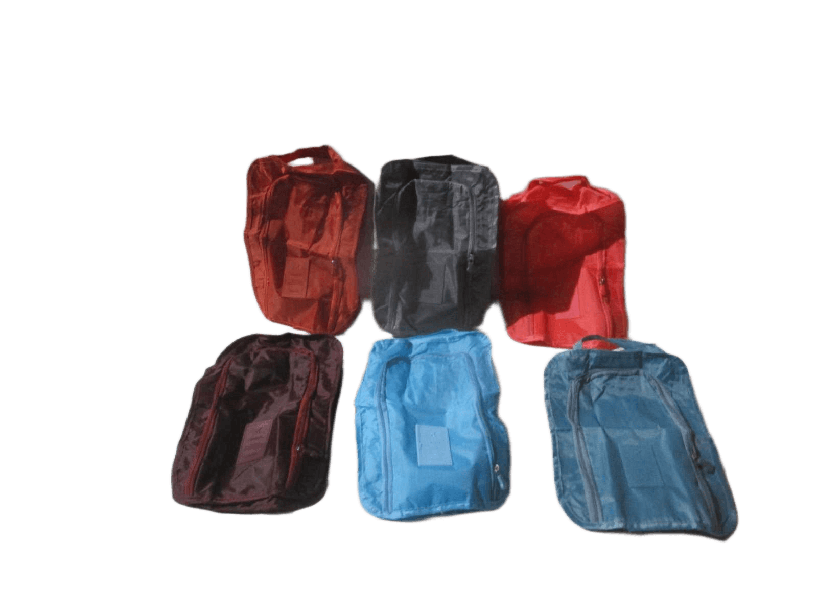 Shoes Pouch Nylon 6col Asspeach+blue+gray+orange+wine+navy 29x20x10