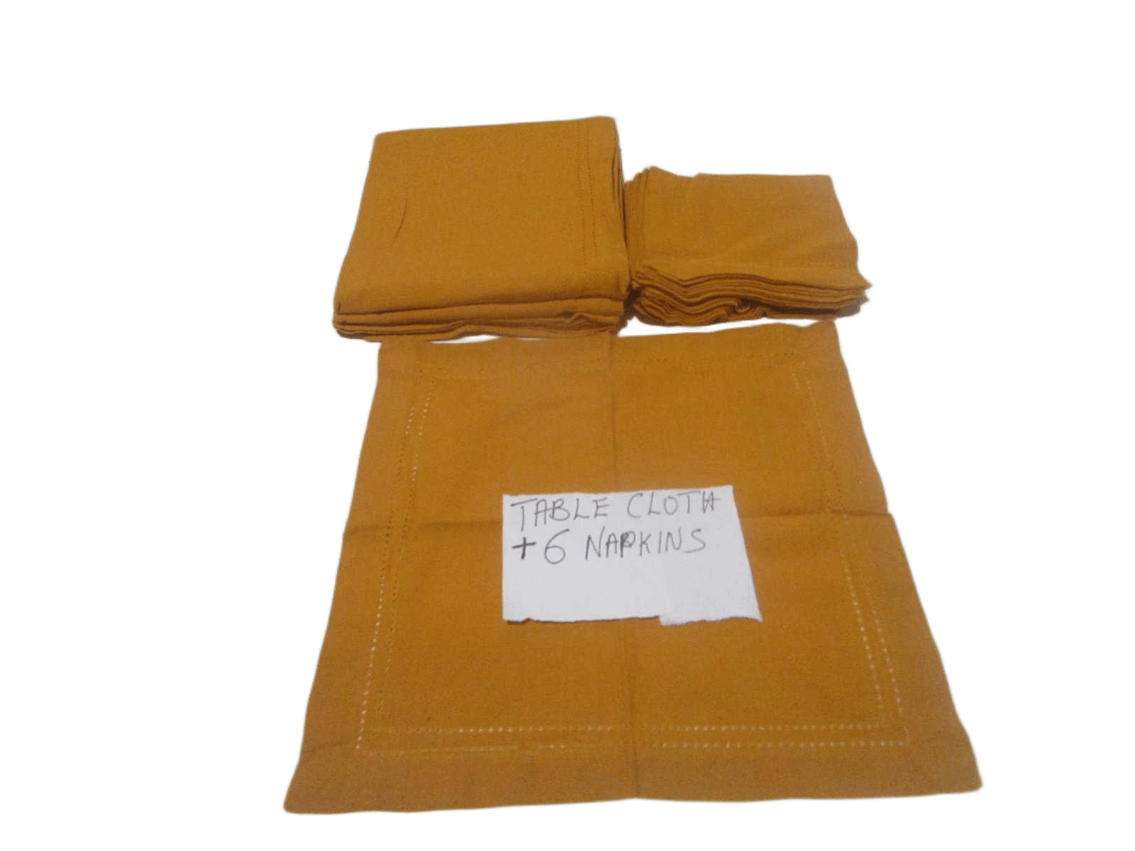 Table Cloth W 6 Napkin 100% Cotton 160 Gsm With Ribbon Insert Card And Polybag 250x150 Mu 250x150 Mu