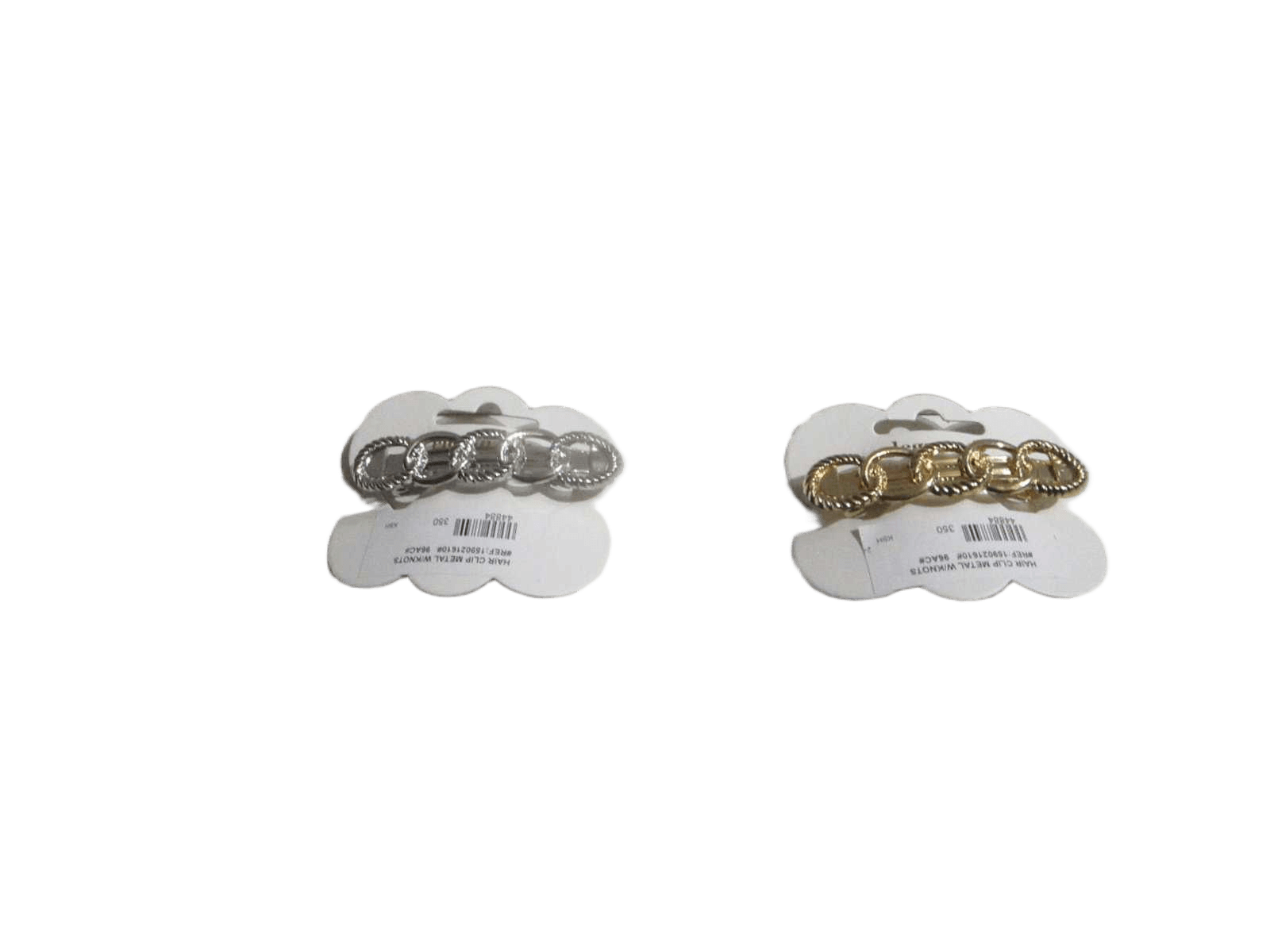 Hair Clip Metal W/Knots