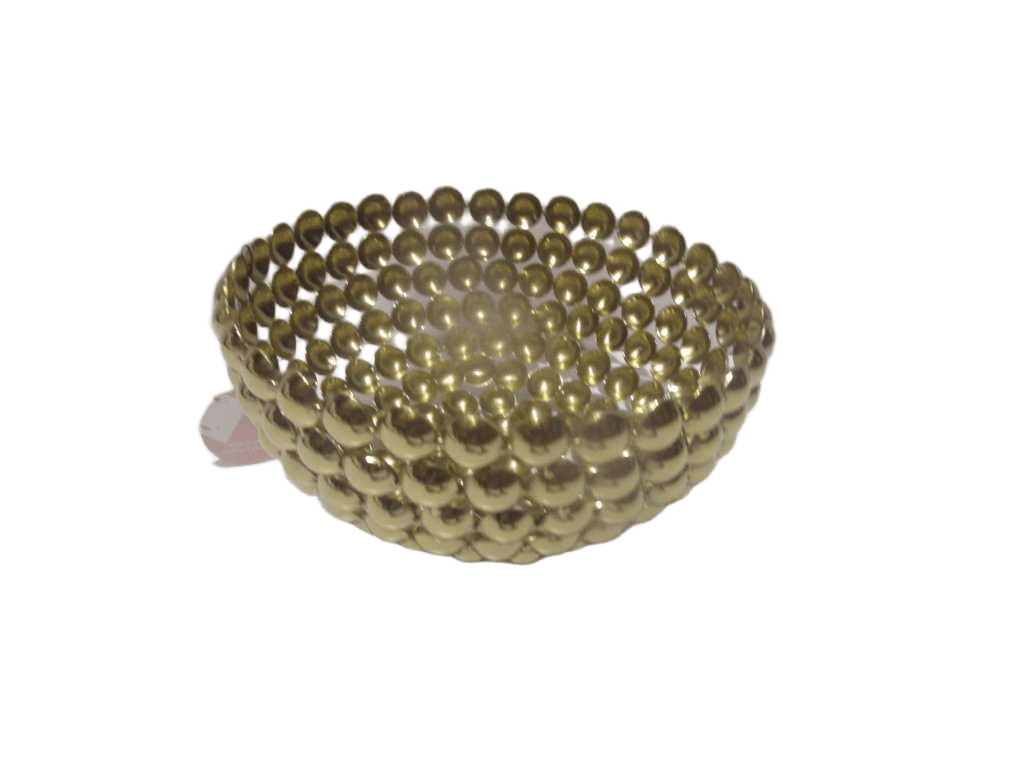 Fruit Basket Small Round Staintless Steel Nickel Plating