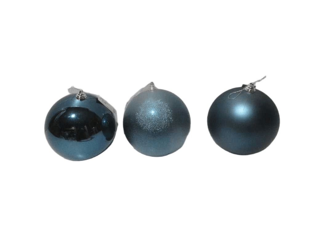 Ball Xmas 180mm Night Blue 3as