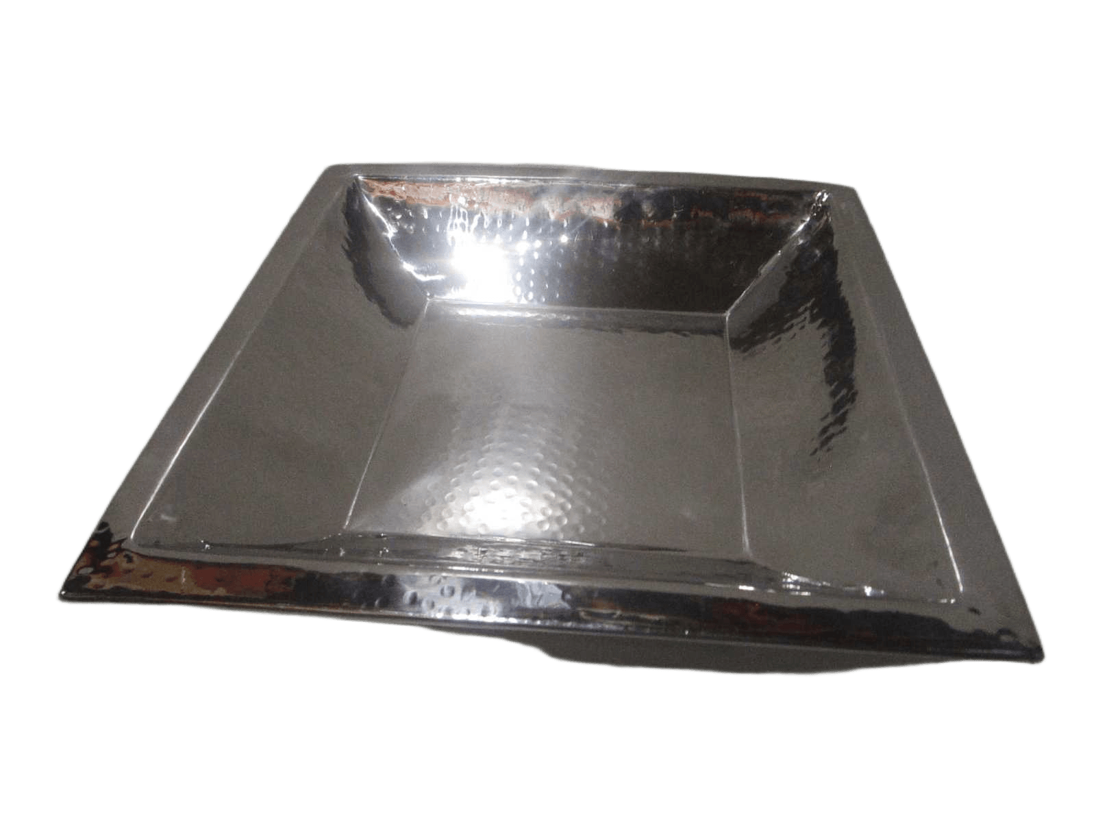 Big Rectangular Plate Stainless Steel Double Wall
