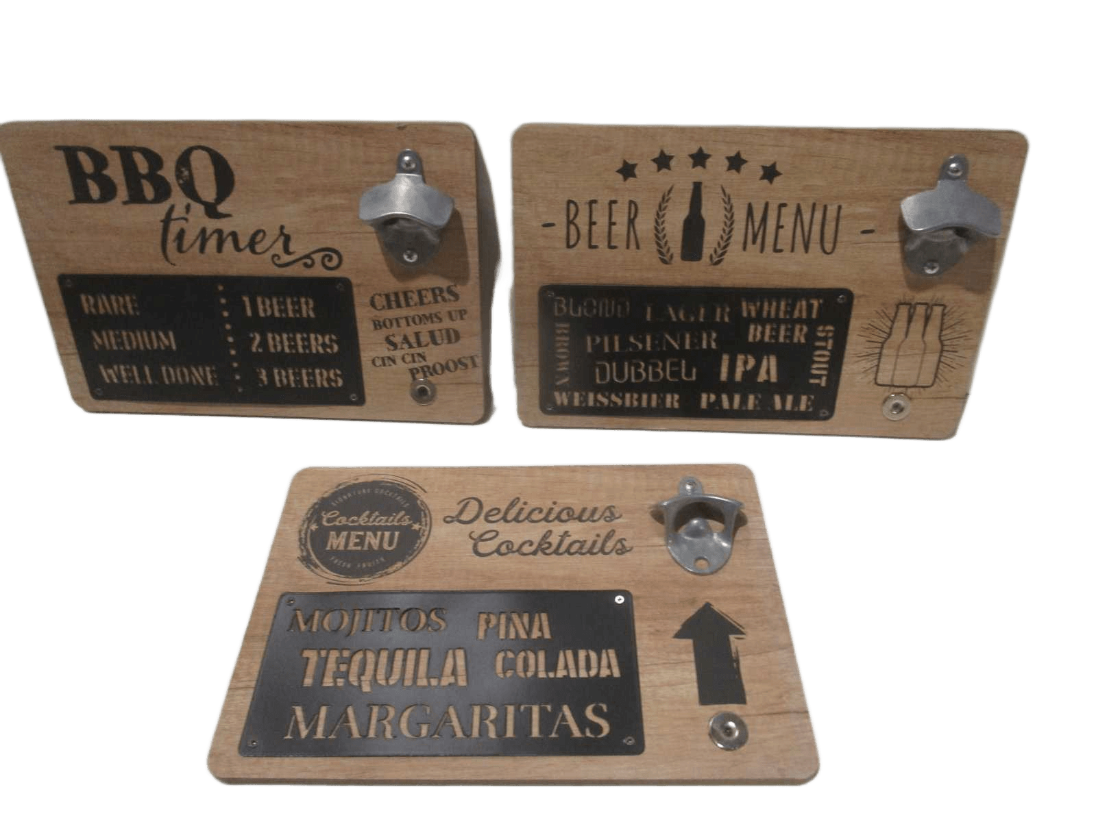 Bottle Opener Mdf 3ass Design