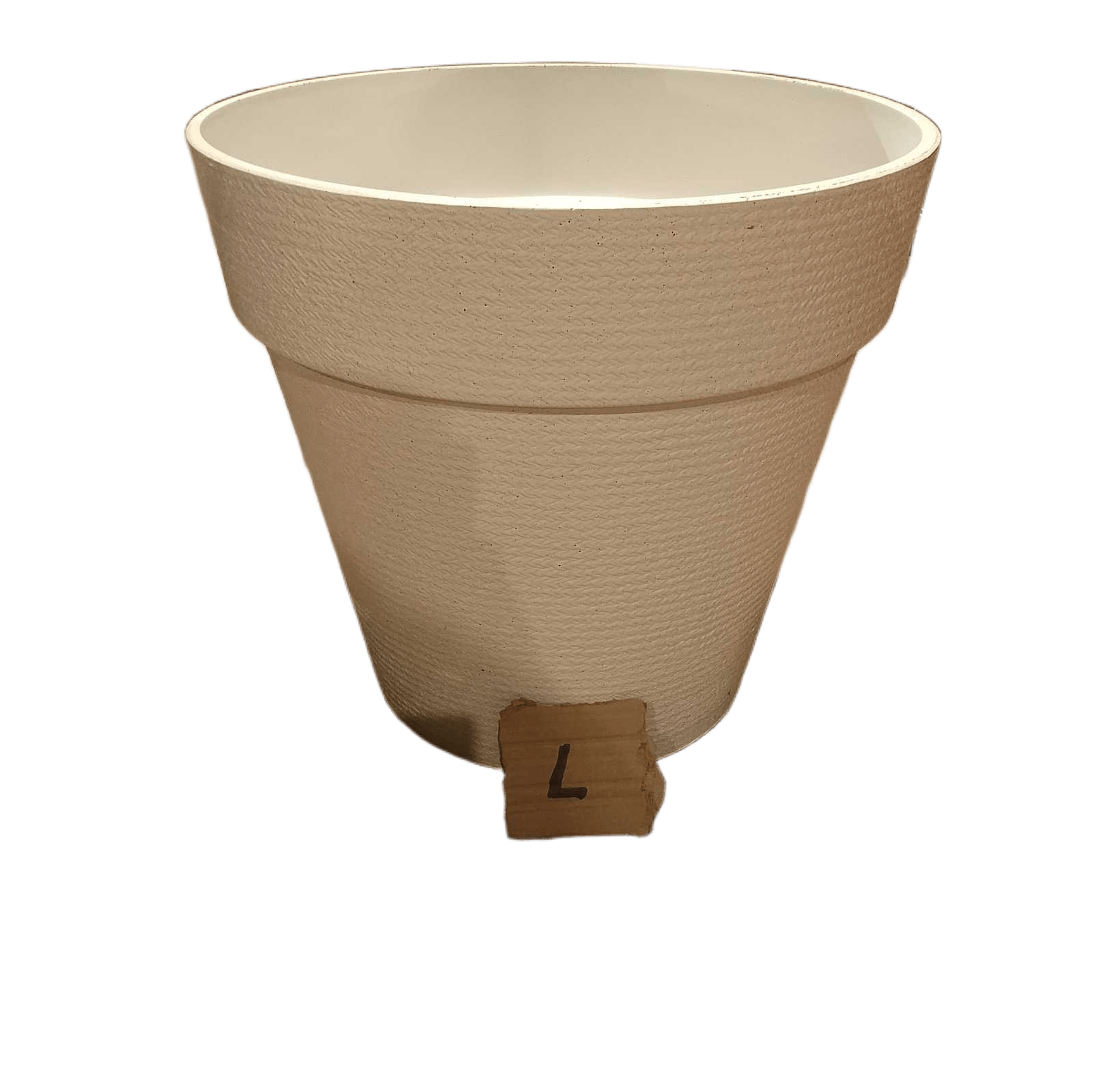 Pot Flower Outdoor Pe+pp 60x55 Taupe