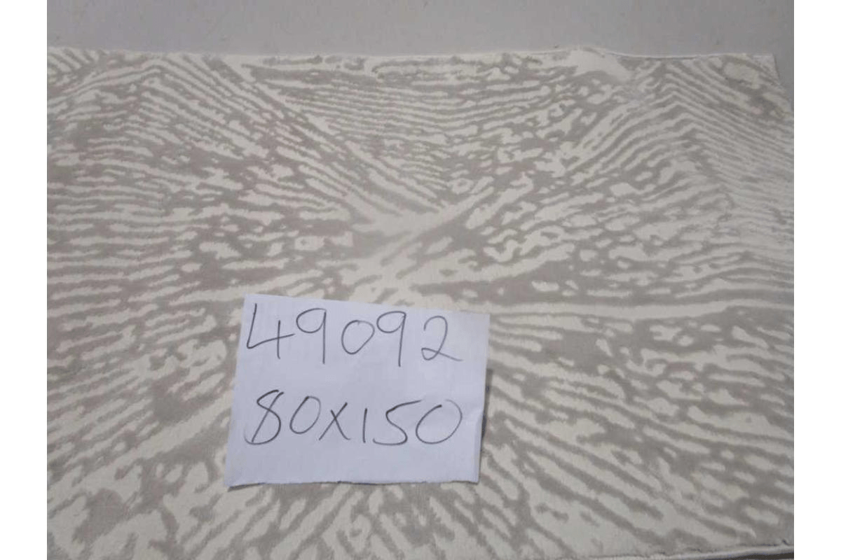 Carpet 80x150 Latte 100 % Polyster 1.750 G/Sqm 12 Mm Pile Height 500.000 Pointe Cotton Backing 3-4% Shrink On Width Washable 26 Cream/Grey