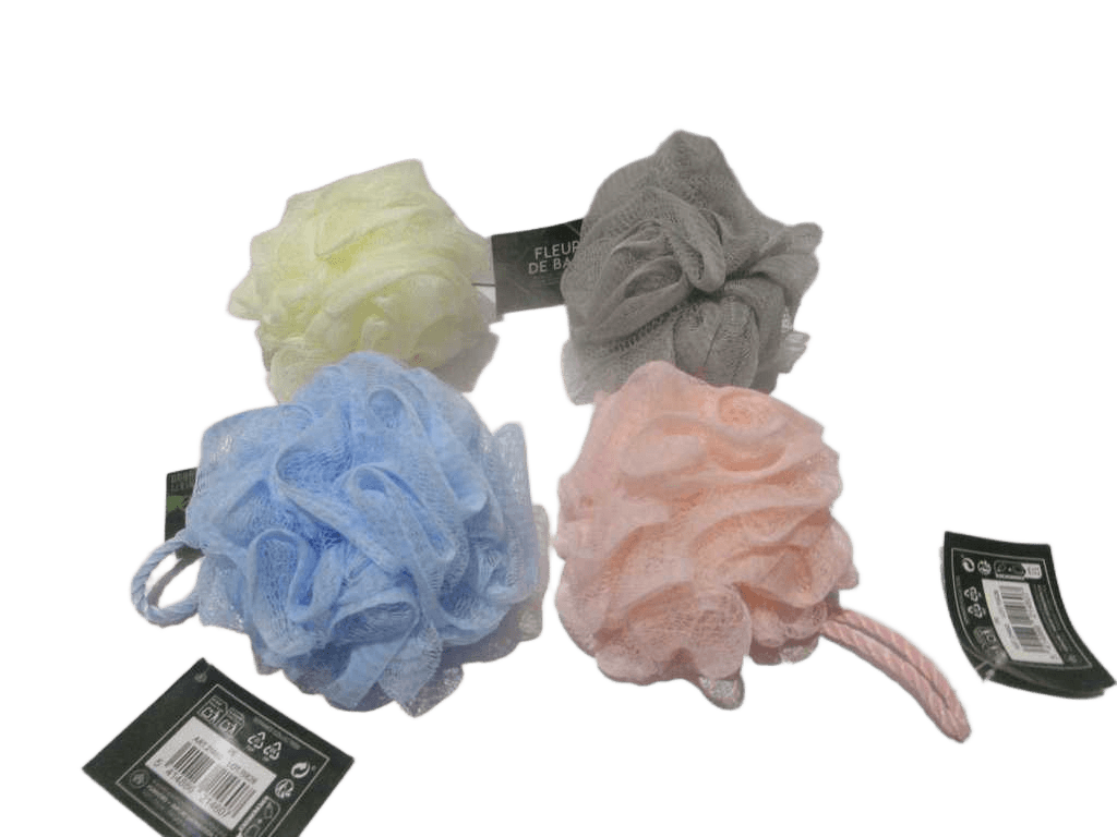 Flower Bath 40gr With Cord 4 Assorted Colors In Tubo