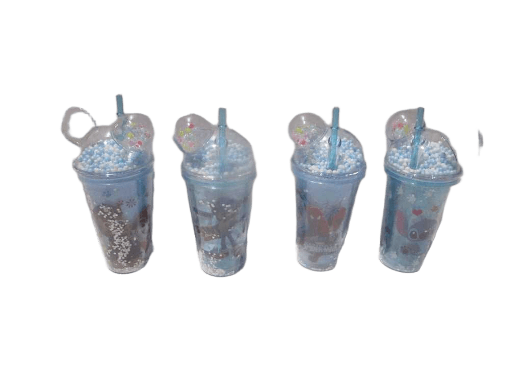 Cup With Foam Ball In The Cover Double Wall Ps Packing White Box Spiderman Paw Dog Boy Stich Boy Sonic Ass 450ml