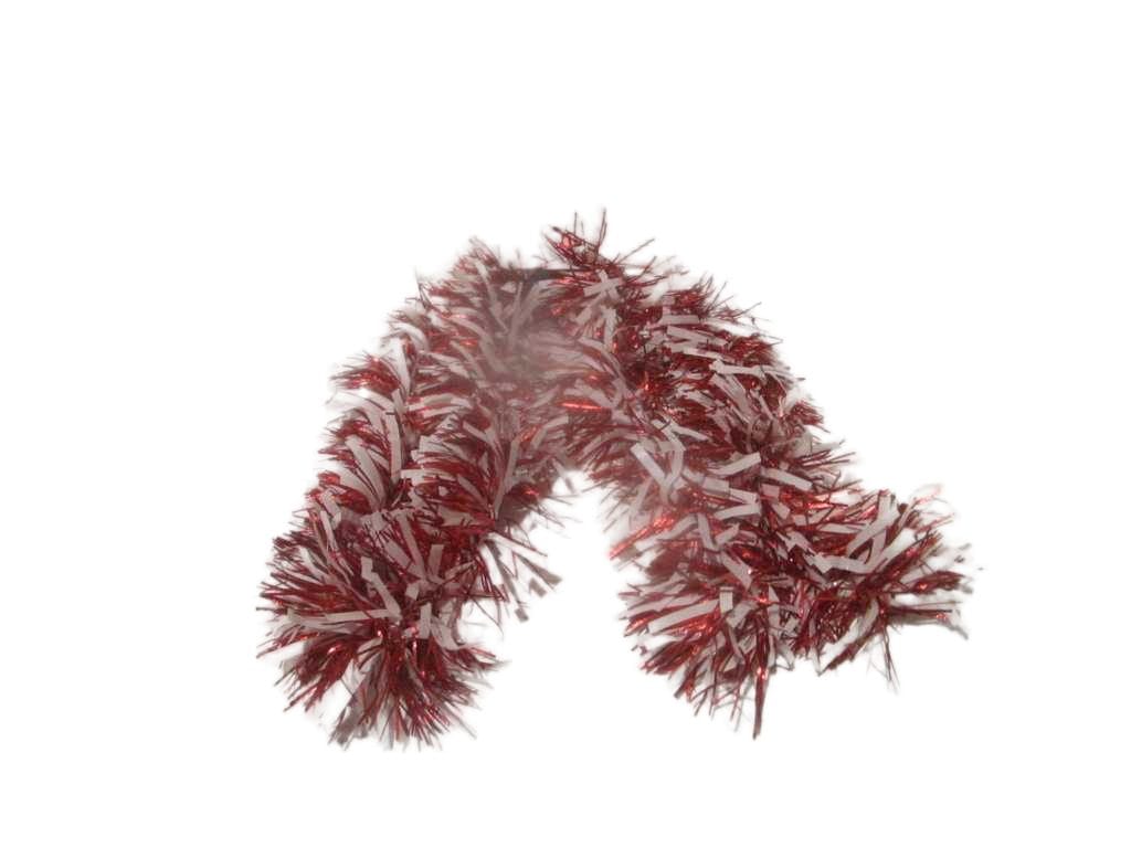 Boa Tinsel Emb 150x8x2m Rd/Wh