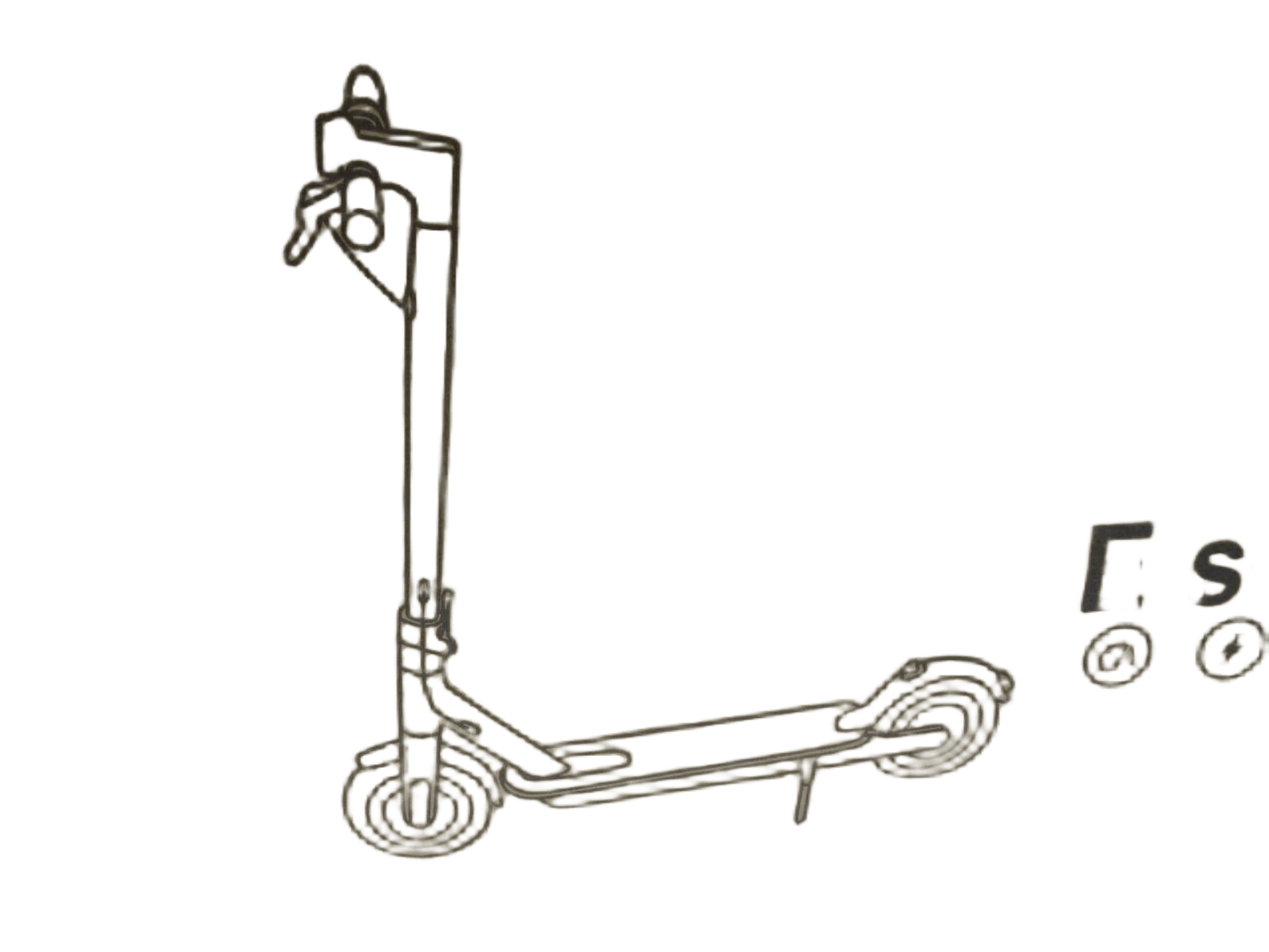 Scooter Iron, Roller Rubber 8.5 Inch, Handle Rubber 7.8ah, 36v,350w,20-25km, Bron Box, Third Speed, Max 25km/Hour Charger Time 4-6 H, Lithium Batteryas Sample103*15*110cm
