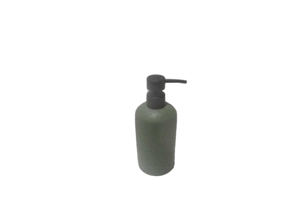 Dispenser Polyresin Soap Effet Pierre 400ml - Kaki