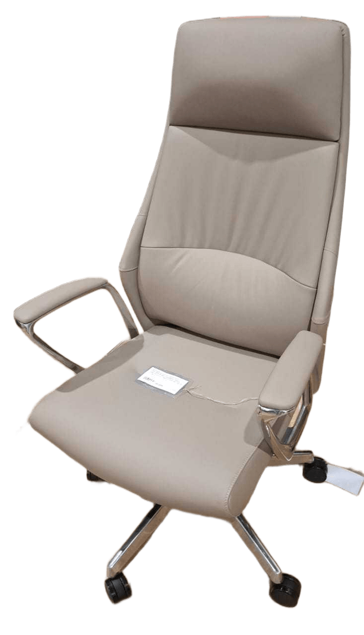High Back Office Chair Half Leather W Mechanism660 Dark Grey 63*57*121
