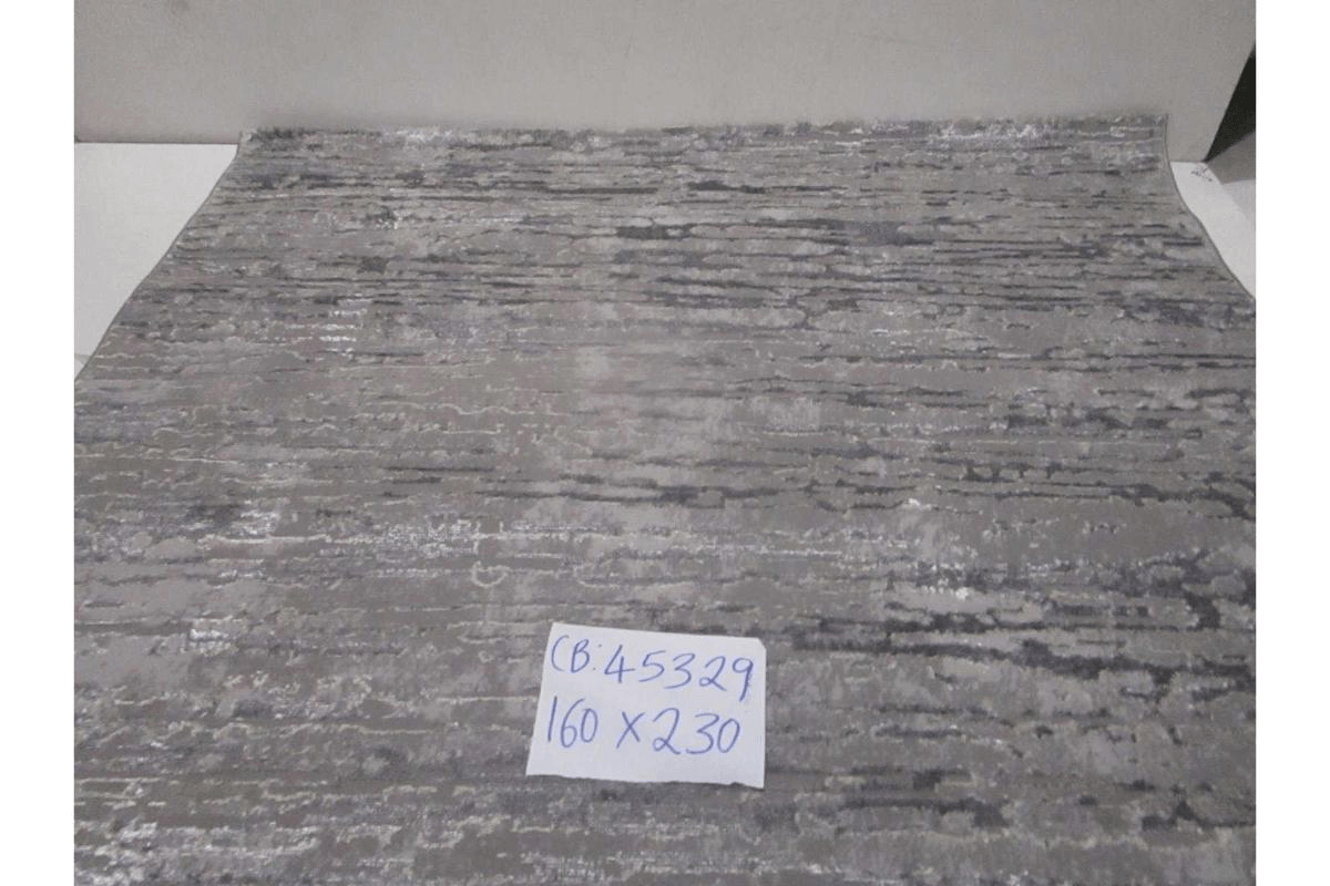 Carpet Grey Dk3188 256.000 Points 10mm Pile Height 1,600gr/Sqm Pp Heatset (1900dtex) + Shrink + Flosh 160x230 Cm