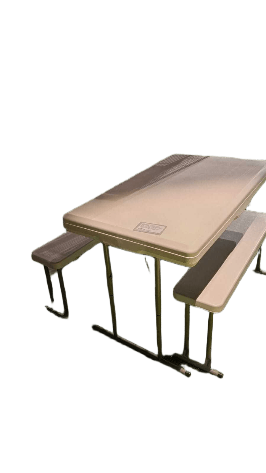 Table Beer Set-Hdpe Table+2 Bench Panel Thickness:9.5cm Steel Frame 25*1.0mm Bench Steel Frame: 22*1.0mm Plastic Panel:granite Steelleg: Grey Table Size:113*68*74cm Bench Size:93*23*43cm