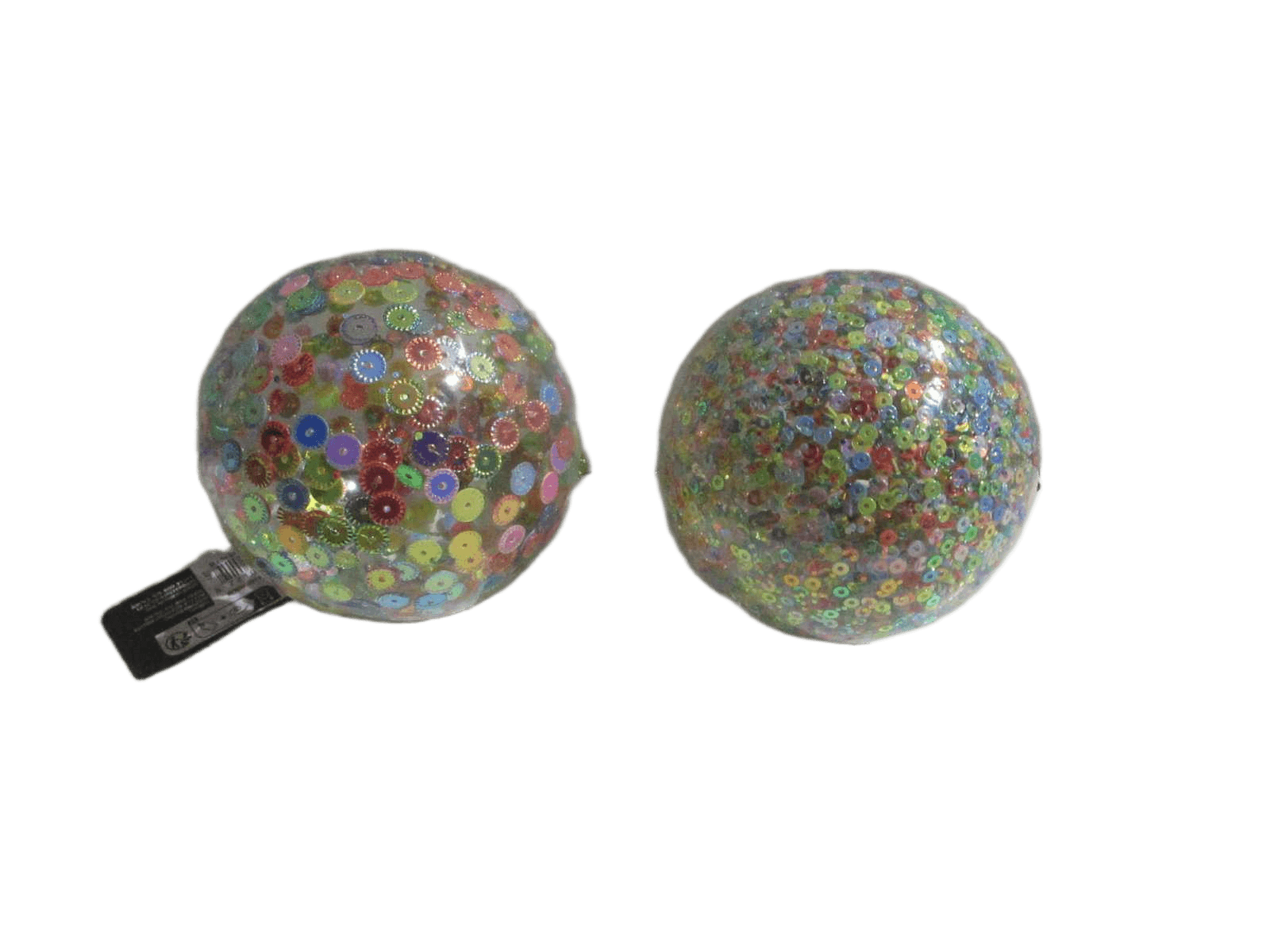 Ball Xmas 80mm Sequins 3ass