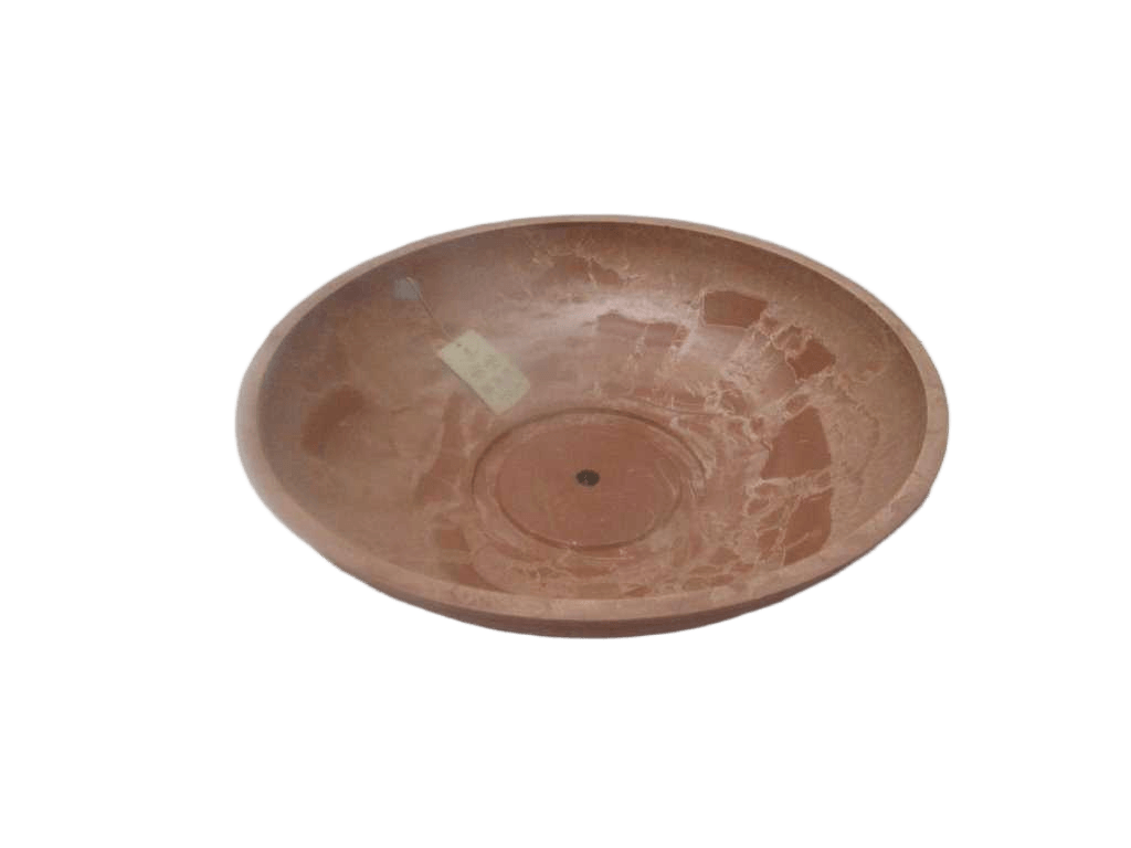 Flower Bowl Yucca Pp With Hole+plug 3500g 100% Recyclable Pallet Packing Brick Red Dia60xh16.5